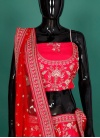 Art Dupion Silk Cut Dana Designer Lehenga Choli - 2